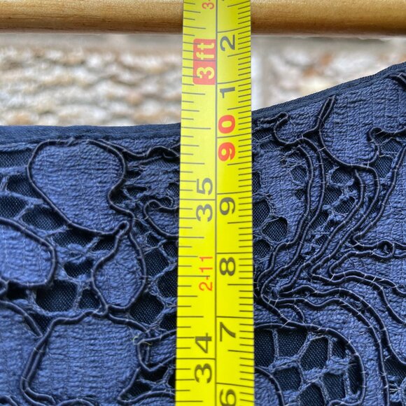 Blue Lace Bodycon Dress - Vintage - Picture 9 of 14